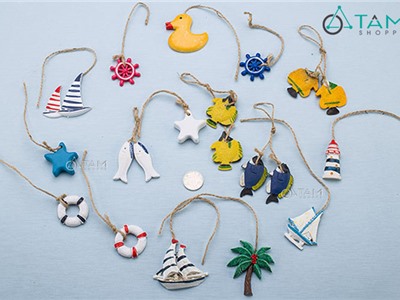 Dây treo trang trí phong cách biển mini tổng hợp